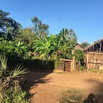 Local Kenyan village Local Kenyan village